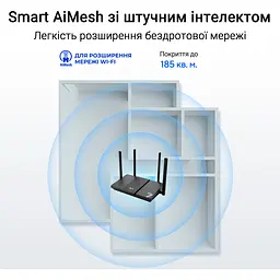 Бездротовий маршрутизатор (роутер) Asus RT-BE50 [143041] - мініатюра 6
