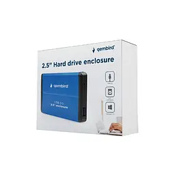 Кишеня зовнішня Gembird 2.5", USB3.0 (EE2-U3S-2-B) - мініатюра 5