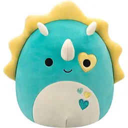 М'яка іграшка Squishmallows Трицератопс Браєдон 13 см (SQVA00798)