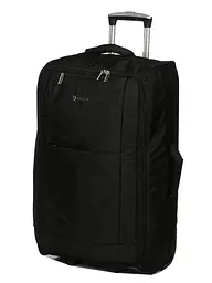 Валіза Середня+ (M+) тканинна на 2 колесах Airtex 525 Queluz 68x40x22см 60л Чорний