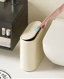 Відро для сміття Uforu DB2406-1 12 л Кремовий - мініатюра 8