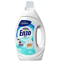 Гель для прання DELUXE 4л Enzo 2in1 WHITE для Білого