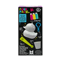 Pour Palz Набір для творчості Флюїд Арт - Брелок Каченя ToyMonster Art.GS-G26262 - мініатюра 7