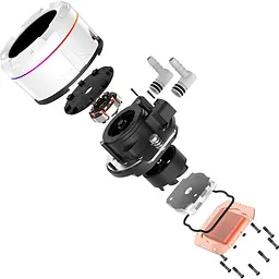 Система водяного охолодження ID-COOLING Space LCD SL240 White - мініатюра 8