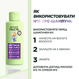 Пре-шампунь Garnier Fructis Hydra Curls для зволоження хвилястого та кучерявого волосся 200 мл - мініатюра 3