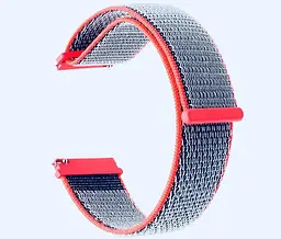 Нейлоновий ремінець Primo для годинника Samsung Sport Gear SM-R600 Neon Red - мініатюра 2