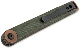 Ніж Boker Plus Kaizen Green Canvas Micarta Чорний - мініатюра 2