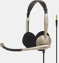 Гарнітура комп'ютерна стерео On-Ear CS100i, 3.5 мм, Uni Mic, 2.4м, кремовий Koss teh0013202 - мініатюра 7