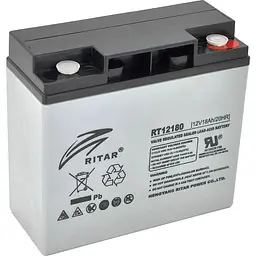 Акумулятор Ritar AGM 12V (12V/18Ah/216Wh) (RT12180) [125651]
