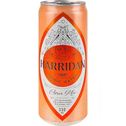 Упаковка напою Harridan Tonic Water Citrus Mix сильногазований безалкогольний 330 мл x 6 шт. з/б - мініатюра 3