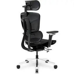Офісне крісло Mealux S4 Air Black (HF-S4 M/B) - миниатюра 2