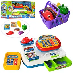 Дитячий музичний касовий апарат, навчальний, WinFun7019 UA для дітей від 3 років, Іграшки для дітей, Подарунок