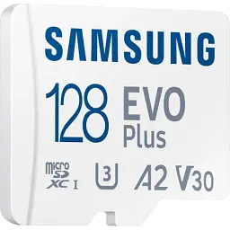 Карта пам'яті Samsung 128GB microSD class 10 UHS-I U3 V30 A2 EVO Plus (MB-MC128SA/EU) - мініатюра 2
