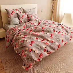 Комплект постільної білизни Love You Home Вечір бязь gold євростандарт різнокольоровий (7345)