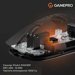 Миша бездротова GamePro Genesis Spider (GM870B) - мініатюра 7