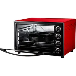 Настільна електрична духовка Liberton LEO-650 Red [157641] - мініатюра 3