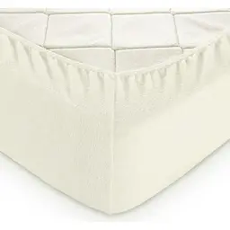 Простирадло махрове на резинці Tag Tekstil (160х200х30) Marshmallow