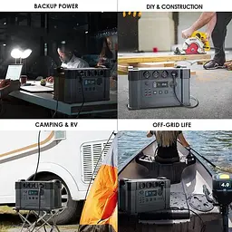 Портативна зарядна станція AAllpowers S2000 Pro 1500Wh 405405mAh 2400W Portable Power Station - мініатюра 6
