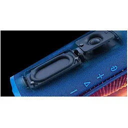 Портативна колонка Hator Wireless Aria TWS 30 Вт IPX7 Stormy Blue - мініатюра 6