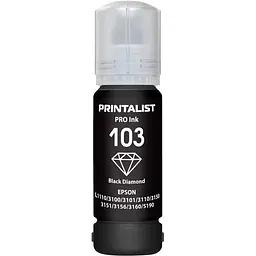 Чорнило PRINTALIST 103 для Epson L3100/3110/3150 70 г Black водорозчинне (PL103BK)