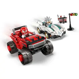 Конструктор LEGO Sonic the Hedgehog Автомобіль Сільвера vs. монстр вантажівки Наклза 378 деталей (77118) - мініатюра 5