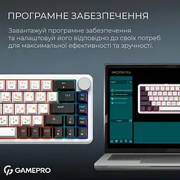 Клавіатура GamePro Asgard Valhalla MK210W Pro White - мініатюра 10