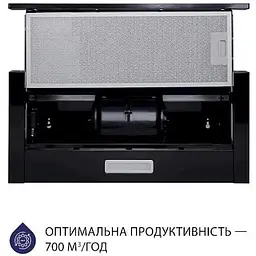 Витяжка Minola HTL 5214 BL 700 LED - мініатюра 3