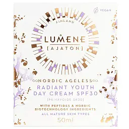 Денний крем для обличчя Lumene Nordic Ageless Ajaton Radiant Youth Day Cream SPF30, 50 мл - мініатюра 4
