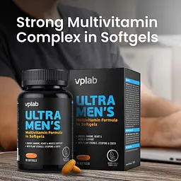 Мультивітамінний комплекс Vplab Ultra Men's Multivitamin 90 м'яких капсул - мініатюра 6