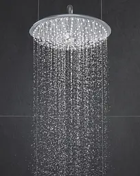 Верхній душ із стельовим кронштейном Grohe Euphoria 26461000, Хром - мініатюра 2