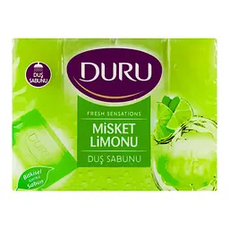 Туалетне мило для душу Duru Fresh Sensations Соковитий лайм, 600 г (4 х 150 г) - мініатюра 3