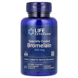 Бромелайн Bromelain 500 mg 60 Tablets Life Extension vit0006448