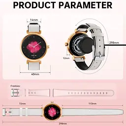 Смарт-годинник Oukitel BT-30 IP68 AMOLED Gold White-Pink - мініатюра 7