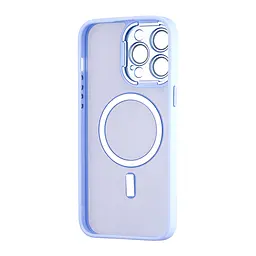 Чохол Silicone Matte Case Protected Camera with MagSafe iPhone 14 Pro Max Lilac - мініатюра 3