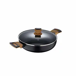 Сотейник з кришкою Bergner Earth black 28 см (BG-32038-BK) - мініатюра 1