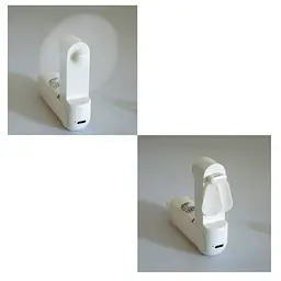 Маленький вентилятор на акумуляторі USB міні вентилятор брелок - мініатюра 8