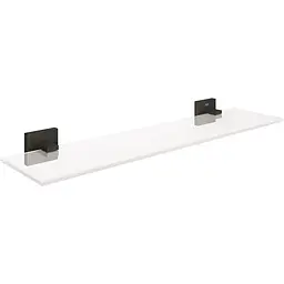 Полиця скляна Grohe QuickFix Start Cube 530 мм 411092430, Чорний матовий
