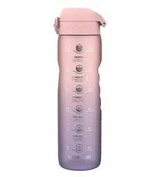 Пляшка для води ION8 1000 мл BPA Free Times To Drink (ЕКО пляшка) Periwinkle &amp;Rose (I8RF1000PPRMOT) - мініатюра 1
