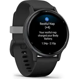 Смарт-годинник Garmin Vivoactive 5 Slate Aluminum Bezel with Black Case and Silicone Band 010-02862-10 [104893] - мініатюра 3