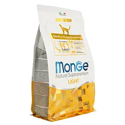 Сухий корм Monge Cаt Light з індичкою, 1,5 кг (70005548) - мініатюра 3