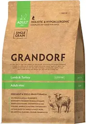 Grandorf DOG LAMB & TURKEY MINI Breeds 8 kg