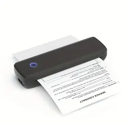 Термо принтер портативний акумуляторний A4 Bluetooth бездротовий друк через мобільний додаток APP + рулон термопаперу UKC M15