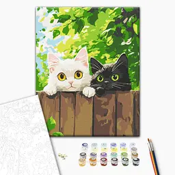 Картина за номерами: Пухнасті розвідники Brushme KBS0192 Різнокольоровий shop (9995482437073) - мініатюра 3