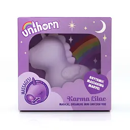 Вібратор-єдиноріжка Unihorn - Karma Lilac, з пульсацією - мініатюра 6