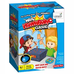 Настільна інтерактивна гра Ummi 707-88 Nail Hammering Game Blue - мініатюра 6
