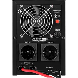 Джерело безперебійного живлення [ДБЖ] LogicPower LPY-B-PSW-1500VA + АКБ LPM-MG 12V-2 x 150Ah [19809] [110347] - мініатюра 5