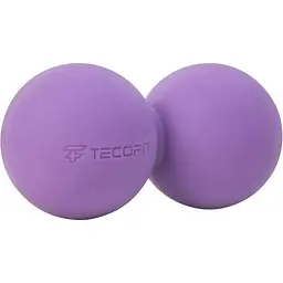 Куля масажна TECOFIT Fitness Peanut Silicon ball 12.8x6.4 см Фіолетовий (TOP19045128)