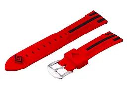 Силіконовий ремінець Primo Dart для годинника Samsung Gear S3 Classic SM-R770/Frontier RM-760 Red Black - мініатюра 4