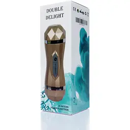 Двойной мастурбатор Masturbator-Vagina Double Delight 35 функция USB Boss Series 26-00075 99958