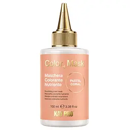 Живильна відтінкова маска KayPro COLOR+MASK Пастельний кораловий 100 мл